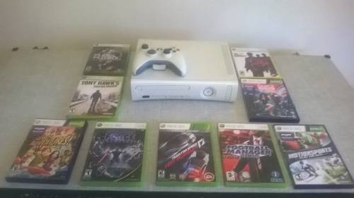Xbox plus 9 games