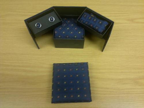 Mens TIe Box Set-blue