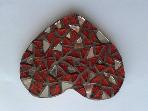 Heart Shaped Beaded Coasters