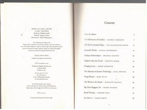 Slightly Foxed The Real Reader`s Quarterly No 1 - 4 (Spring 2004 - Autumn 2004)