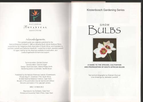 Grow Bulbs -- Graham Duncan