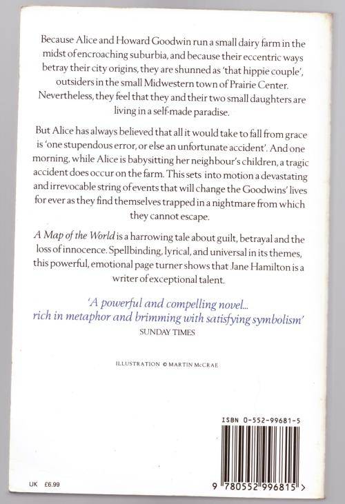 A Map of the World -- Jane Hamilton