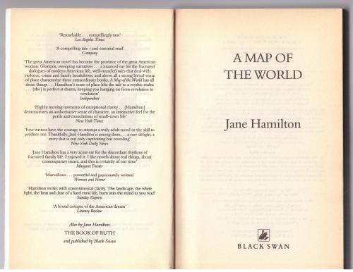 A Map of the World -- Jane Hamilton