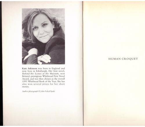 Human Croquet: A Novel -- Kate Atkinson