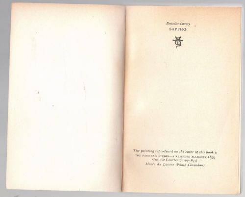 Sappho -- Alphonse Daudet