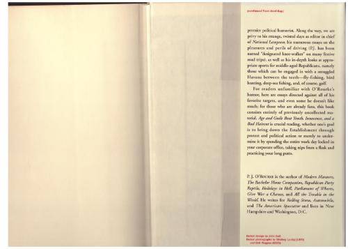 Age and Guile Beat Youth, Innocence, and a Bad Haircut: Twenty-five Years of P.J. O`Rourke