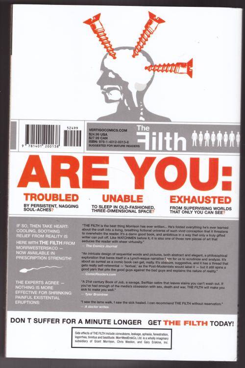 The Filth--  Grant Morrison, Chris Weston, Gary Erskine
