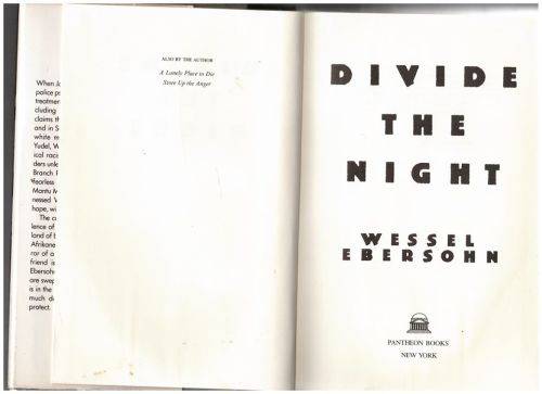 Divide the Night -- Wessel Ebersohn