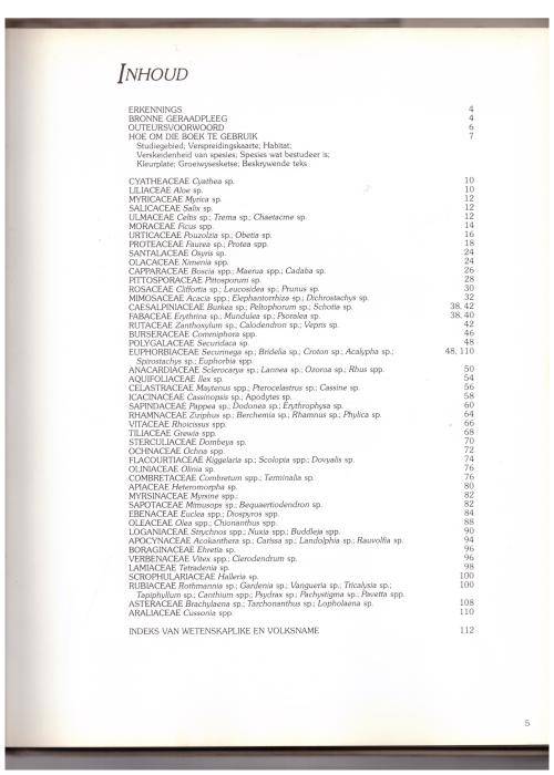 Bome en Struike Van die Witwatersrand , Magaliesberg & Pilanesberg  --  Joan Van Gogh, John Anderson