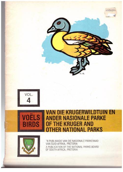 Voëls van die Krugerwildtuin en ander nasionale parke: Vol 1-4