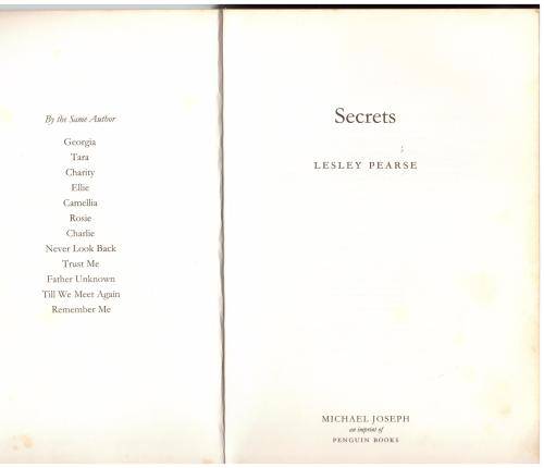 Secrets -- Lesley Pearse