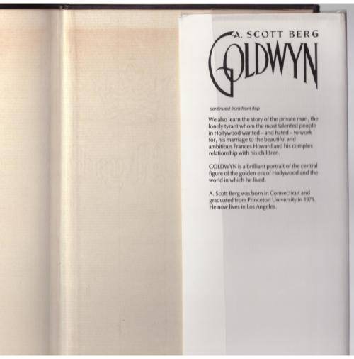 Goldwyn: A Biography  --  A. Scott Berg