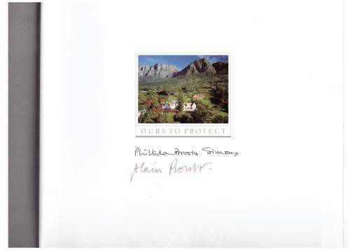 Groote Schuur: Great Granary to Stately Home  --  Phillida Brooke Simons, Alain Proust *SIGNED*