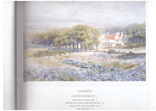 Groote Schuur: Great Granary to Stately Home  --  Phillida Brooke Simons, Alain Proust *SIGNED*