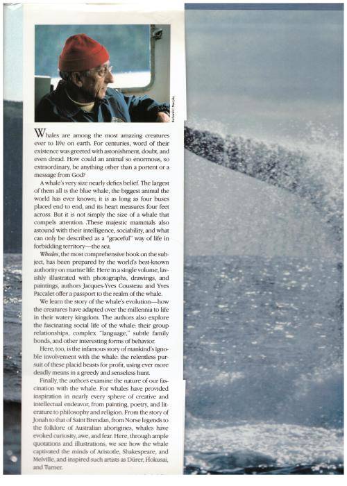 Whales  --  Jacques Cousteau, Yves Paccalet