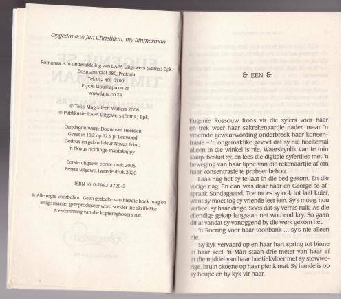 Eugenie se Timmerman -- Magdaleen Walters