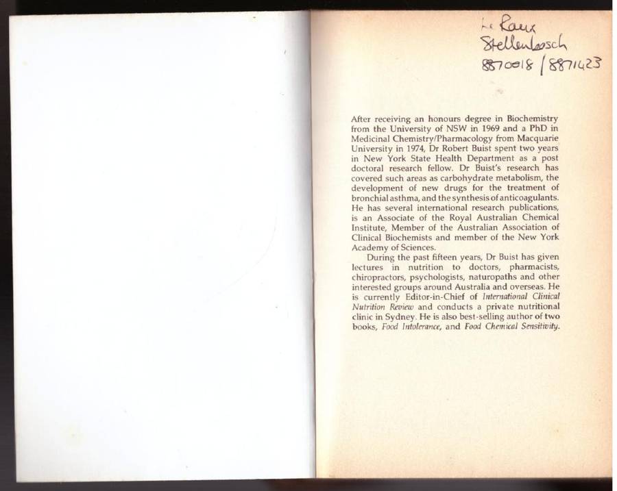 The Cholesterol Myth: The New Healthy Heart Programme -- Robert Buist