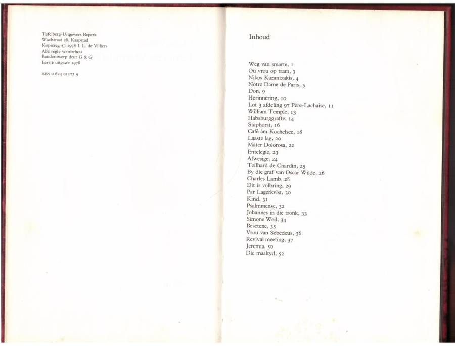 Leviet en Vreemdeling -- I. L. de Villiers