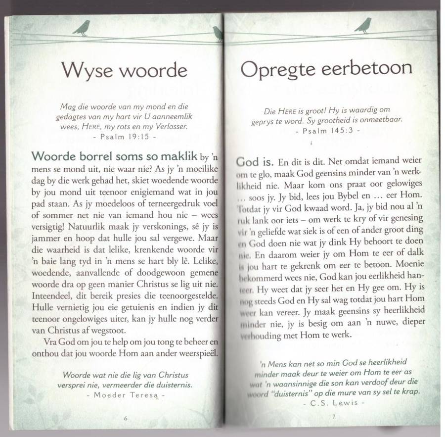 Stilwordtye saam met God vir jou -- Carolyn Larsen