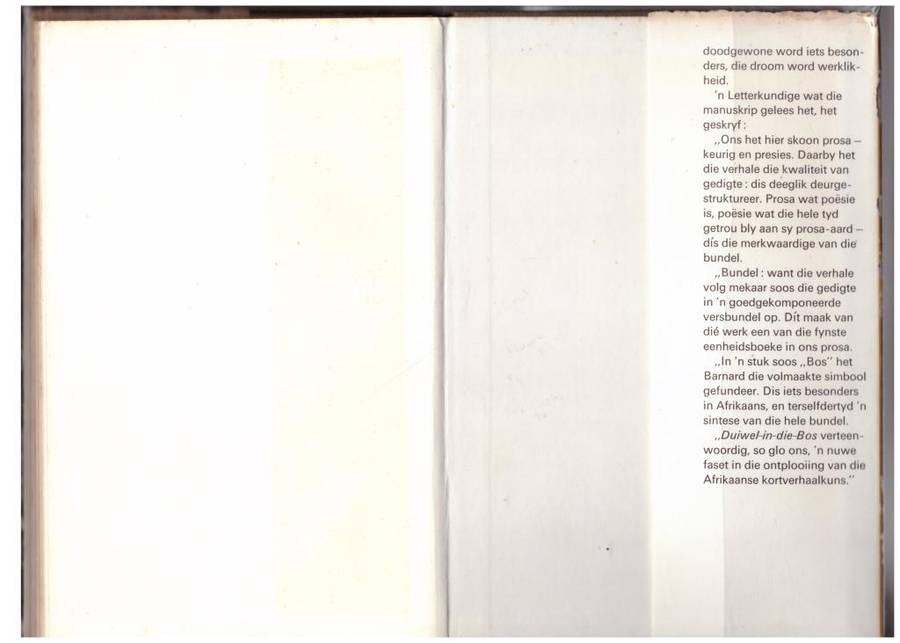 Duiwel-in-die-bos: Verhale, 1963-1968 -- Chris Barnard