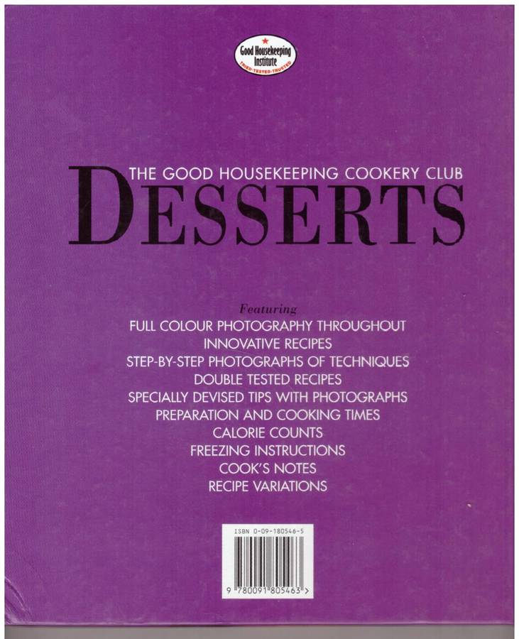 Desserts (The Good Housekeeping Cookery Club) -- Linda Fraser