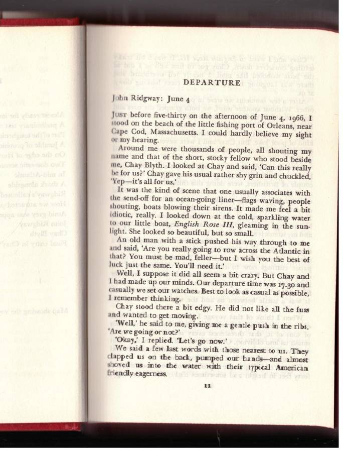 A Fighting Chance --  John Ridgway, Chay Blyth