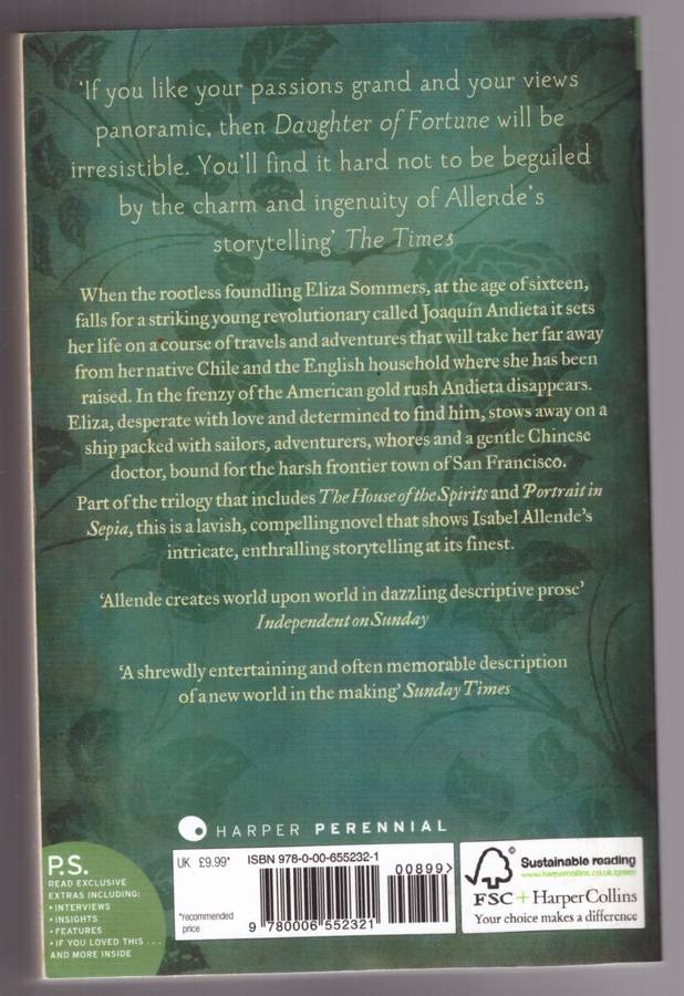 Daughter of Fortune: A Novel -- Isabel Allende