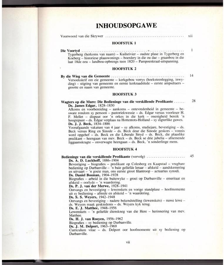 Meetsnoere in lieflike plekke: Ned. Geref. Gemeente, Durbanville 1826-1976  -- A. P. Smit