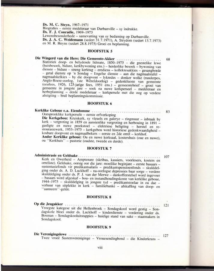 Meetsnoere in lieflike plekke: Ned. Geref. Gemeente, Durbanville 1826-1976  -- A. P. Smit