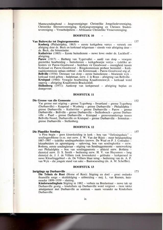 Meetsnoere in lieflike plekke: Ned. Geref. Gemeente, Durbanville 1826-1976  -- A. P. Smit