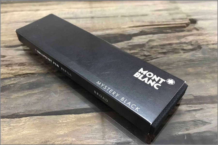 Montblanc Meisterstück Gold Ballpoint Pen Plus Extra Refill.