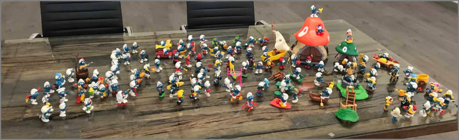 Smurfs- Huge Smurf Figurine Toys and Prop Collection, Rare Collectors Items