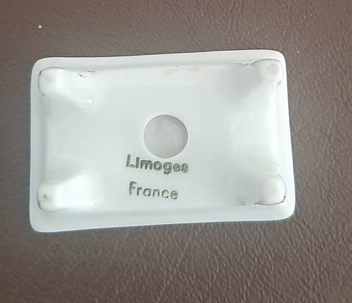 LIMOGES PORCELAIN FRANCE MINIATURE TABLE