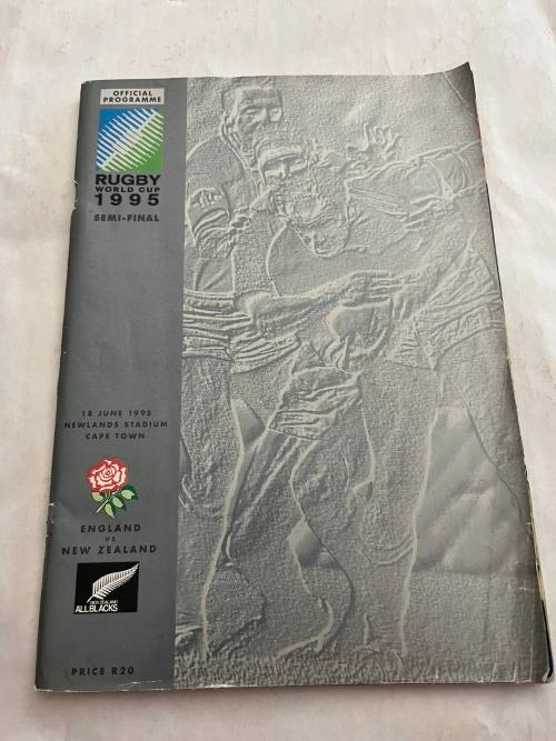 Rugby Programme - England vs All Blacks 18/06/1995 **SEMI**