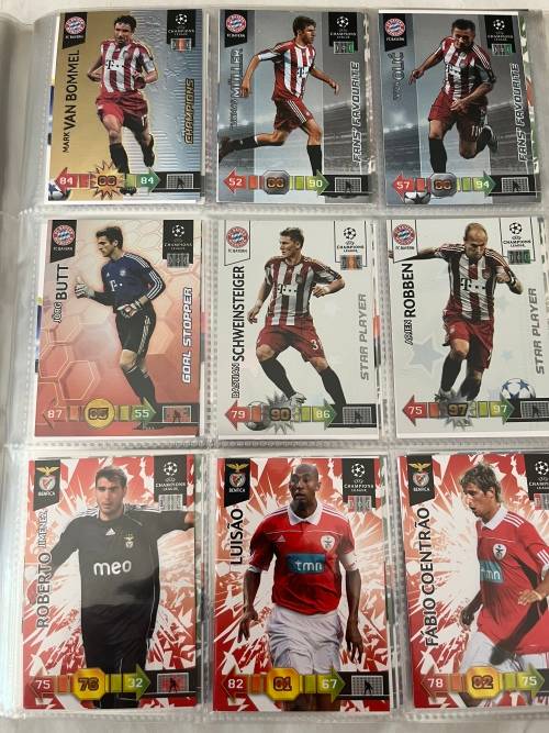 Panini Adrenenalyn XL 2010/11 UEFA Champions League Soccer Cards **350 Cards Complete**