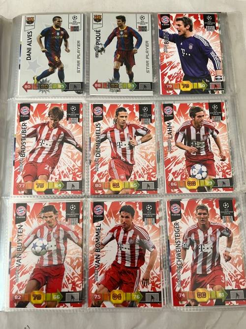 Panini Adrenenalyn XL 2010/11 UEFA Champions League Soccer Cards **350 Cards Complete**