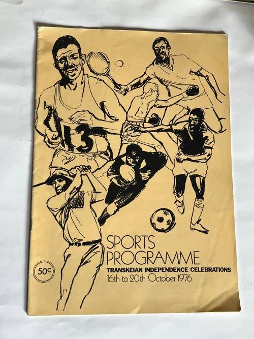 Rugby/Cricket/Boxing/Golf etc: Sports Programme: Transkeian Independence Celebrations 16-20 Oct 76