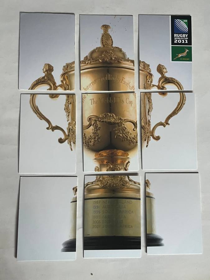 Rugby Cards - 2011 Big Ball World Cup Collage (Card nr 1-9)
