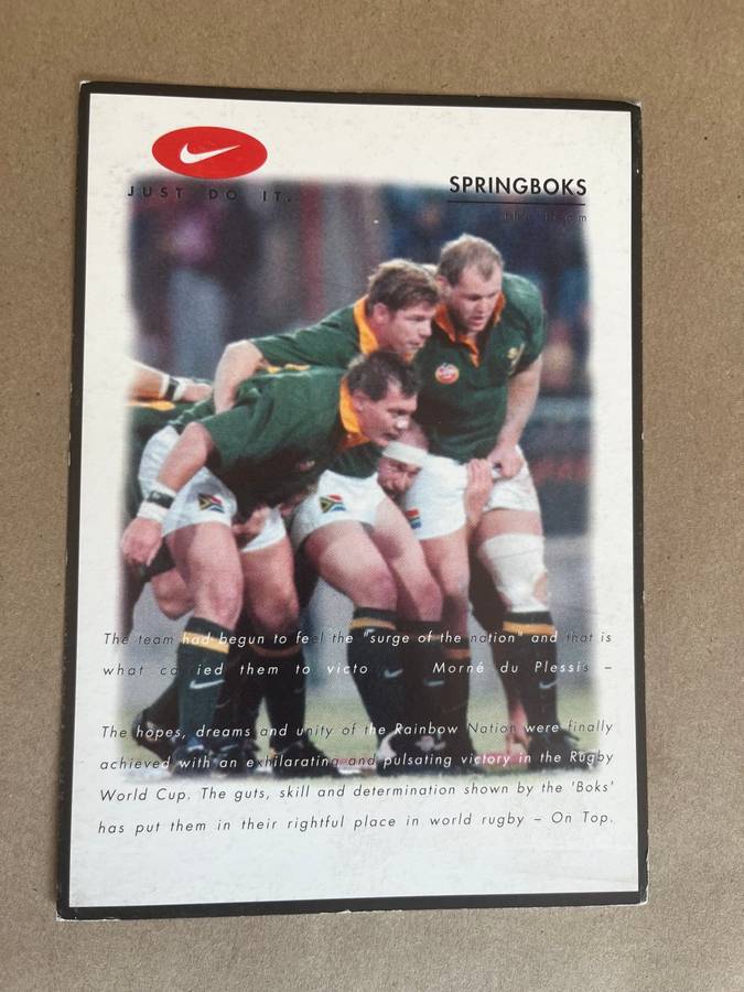 Rugby Cards - 1999/2000 Nike Rugby Cards (Nine Cards)