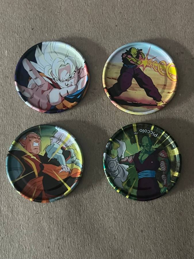 Tazos - Dragonball Z Metal Tazos * 4