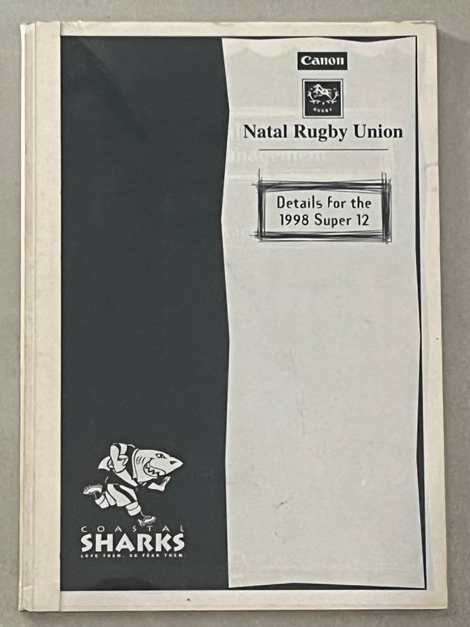 Rugby - Natal Rugby Union : Details for the 1998 Super 12