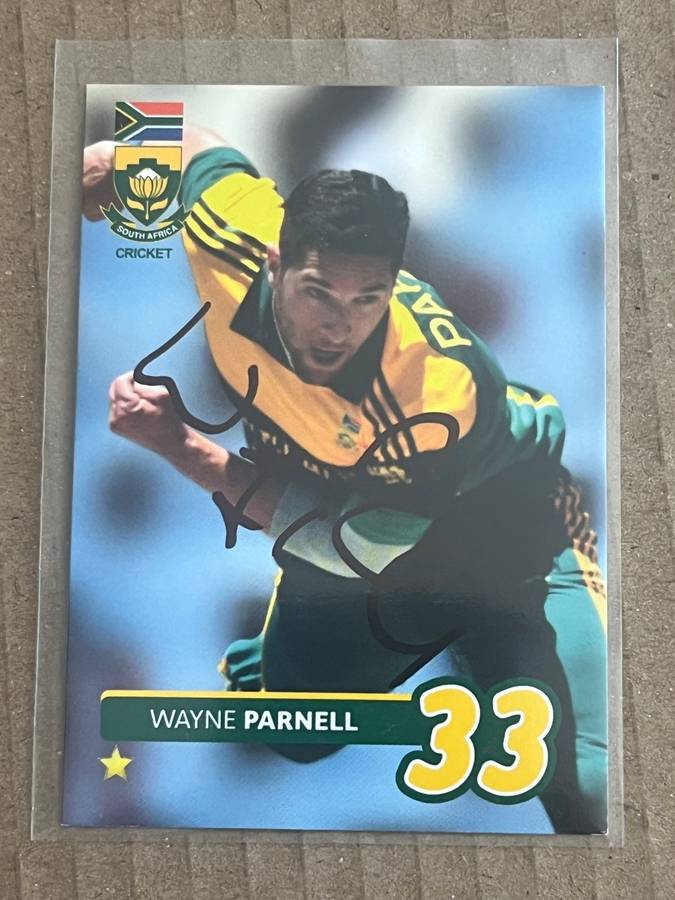 Cricket Card - *SIGNED* Wayne Parnell 2014 Big Ball Signed Card