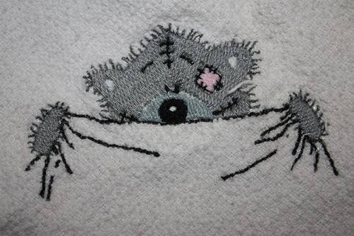 Embroided Burpers - Tatty teddy peeker