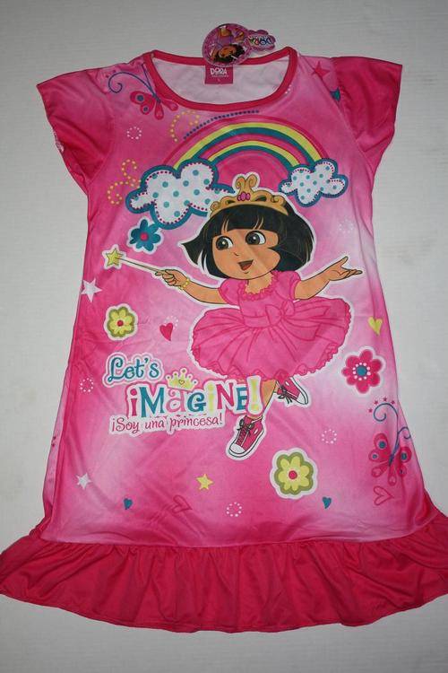 Dora the Explorer Dress - Dark Pink - Size L, 7-8