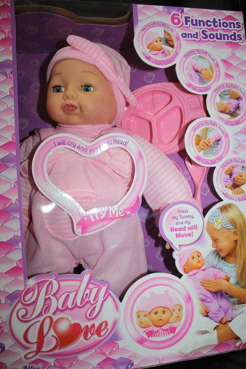 Baby Love Deluxe - 6 Functions and sounds Doll!