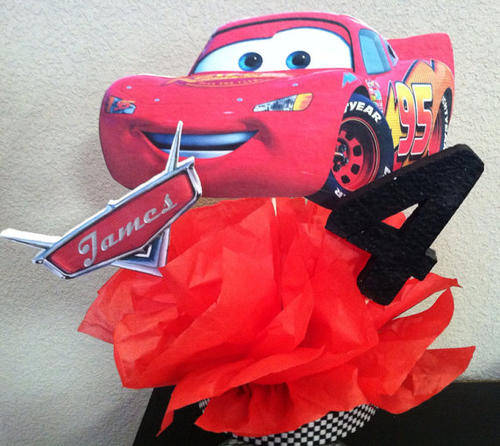 Handmade Cars Party Supplies - centre piece each