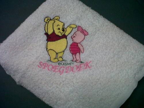 Embroided Burpers - Pooh and Piglet