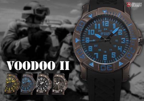 Genuine Shark Army Mens Watch - Voodoo II Series with International Warranty!! LAST ONE!!