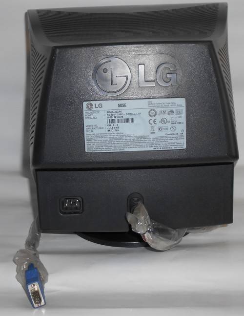 LG 17` Crt Black Monitor