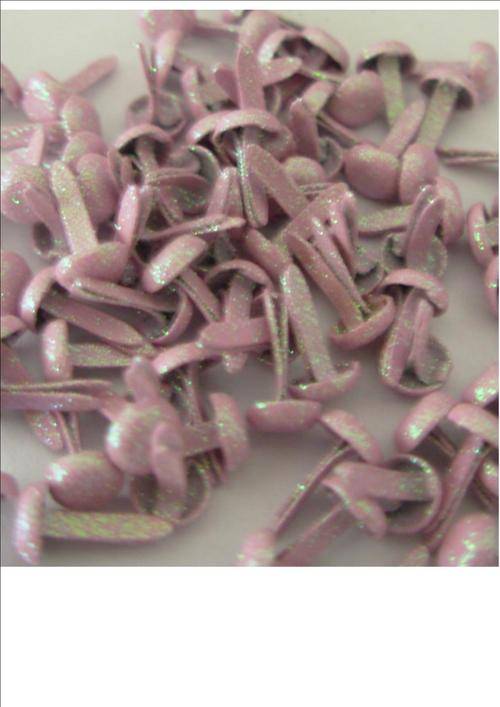 SMALL pink/sof purple   SUGAR BRADS - 4mm (20 per packet)